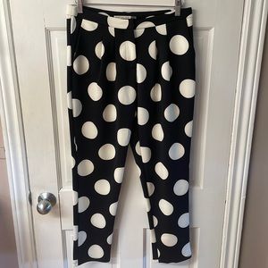 Mustard Seed polka dot dress pants size L